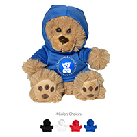 6" Plush Teddy Bear With Choice of T-Shirt or Hoodie